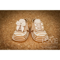 Chipboard - kinderschoentje groot (Chipboard - kinderschoentje groot)